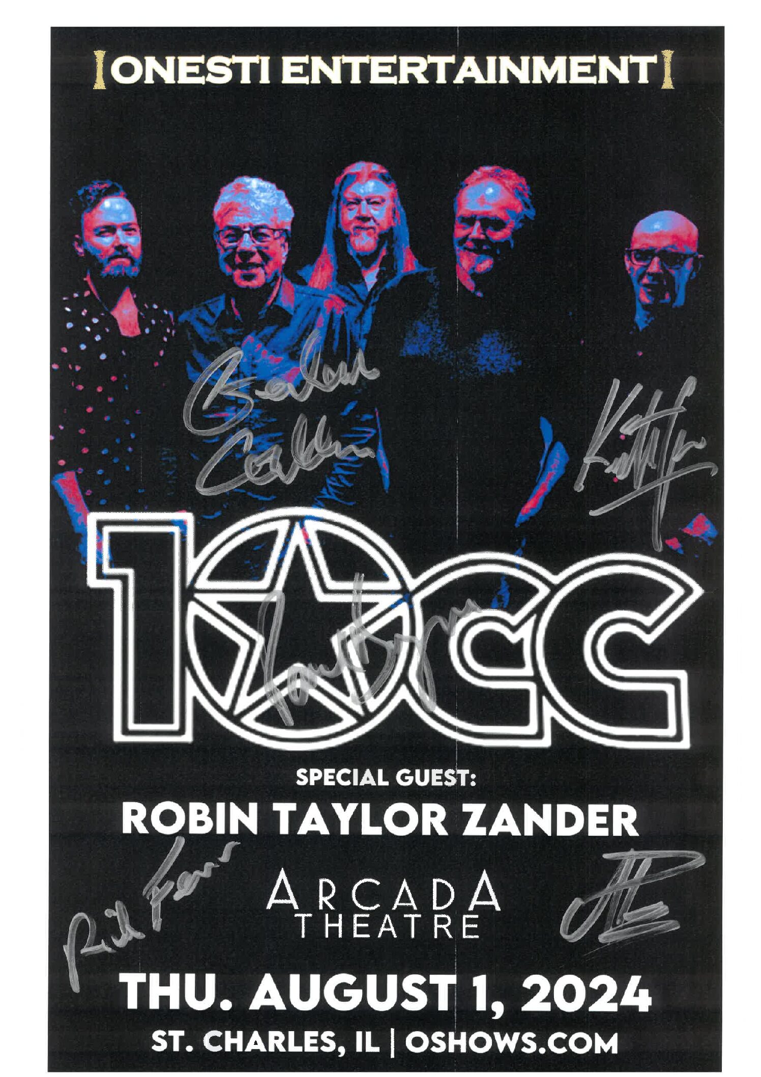10cc Poster 8/01/24-ARC