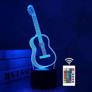 3D Night Light Guitar