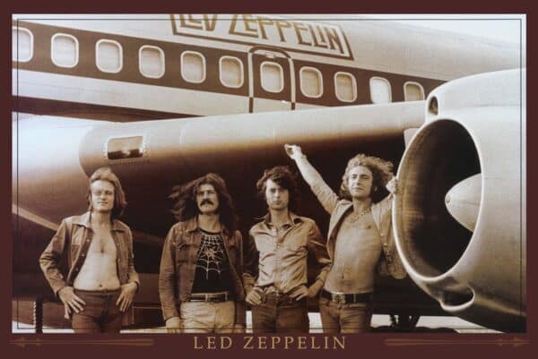 Led Zeppelin- Airplane Poster
