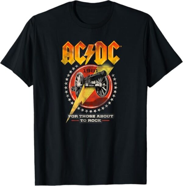 AC/DC For Those About To Rock T-Shirt-SS