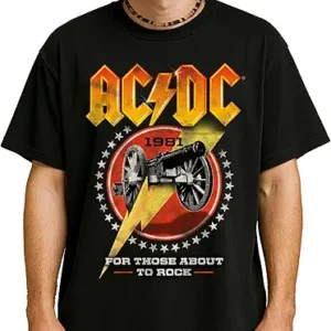 AC/DC- For Those About To Rock T-Shirt-SS