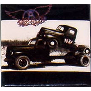 Aerosmith-Tow Truck Button Pewter Pin Badge