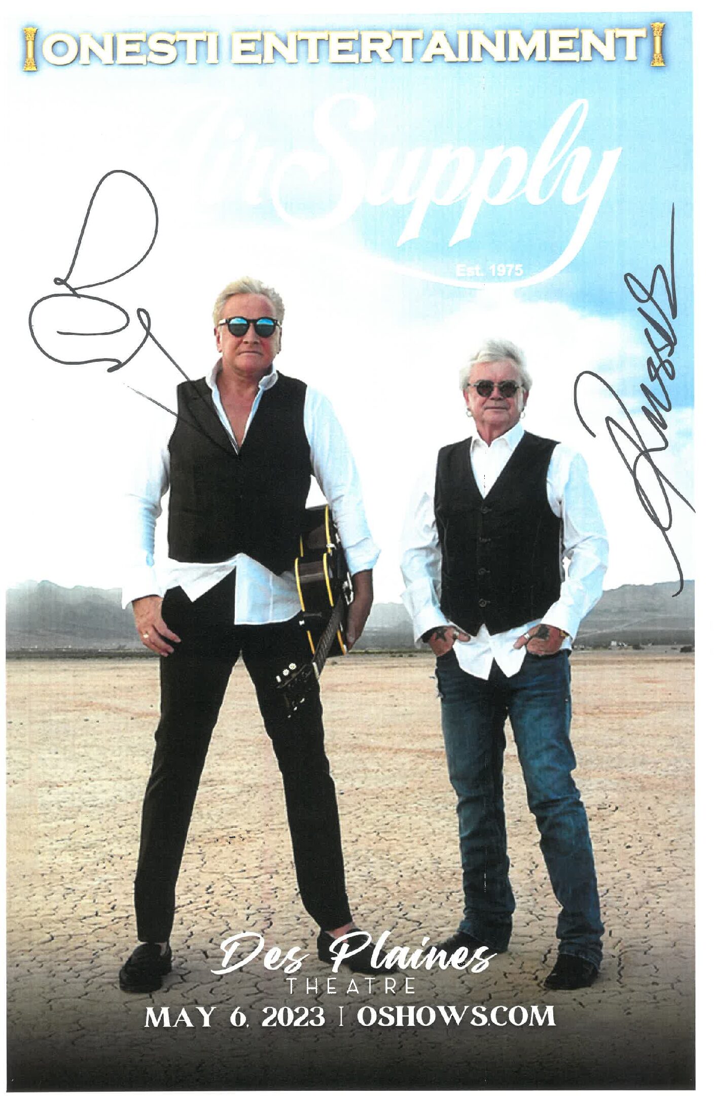 Air Supply Poster-05/06/23-DPT