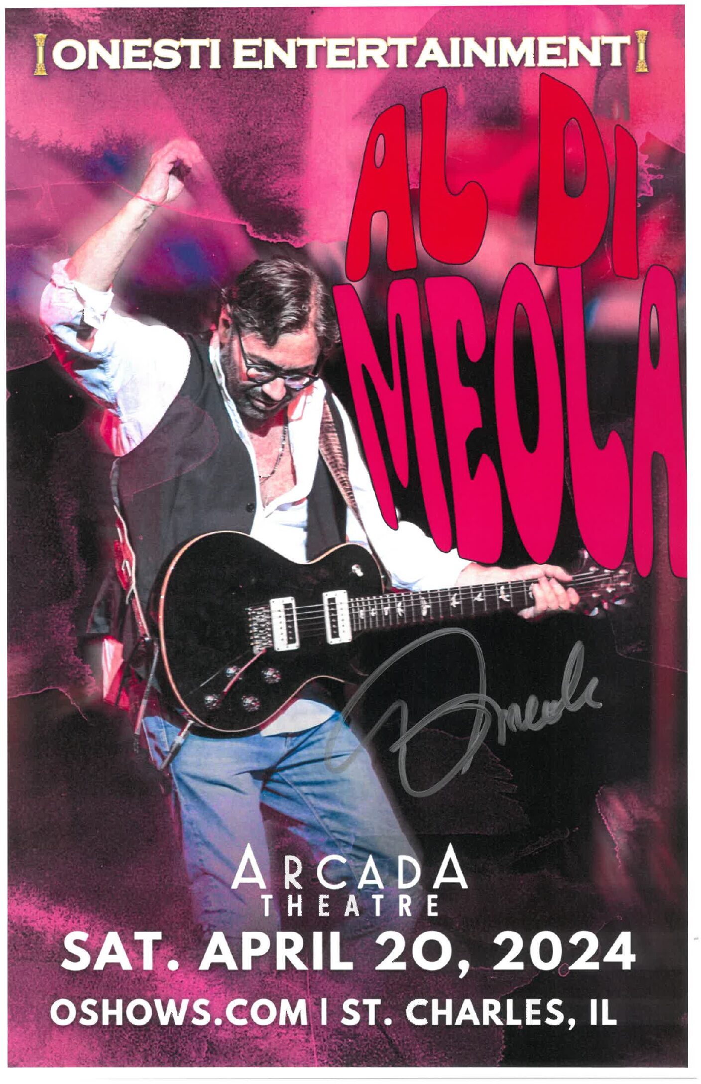 Al Di Meola Poster-4/20/24 ARC