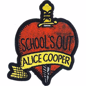 Alice Copper-School's Out Embroidered Patch