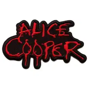 Alice Copper Embroidered Patch