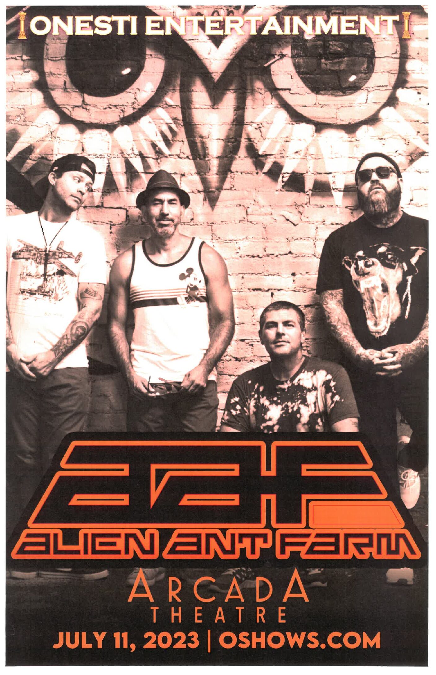 Alien Ant Farm Poster-7/11/2023 (Unsigned Only)