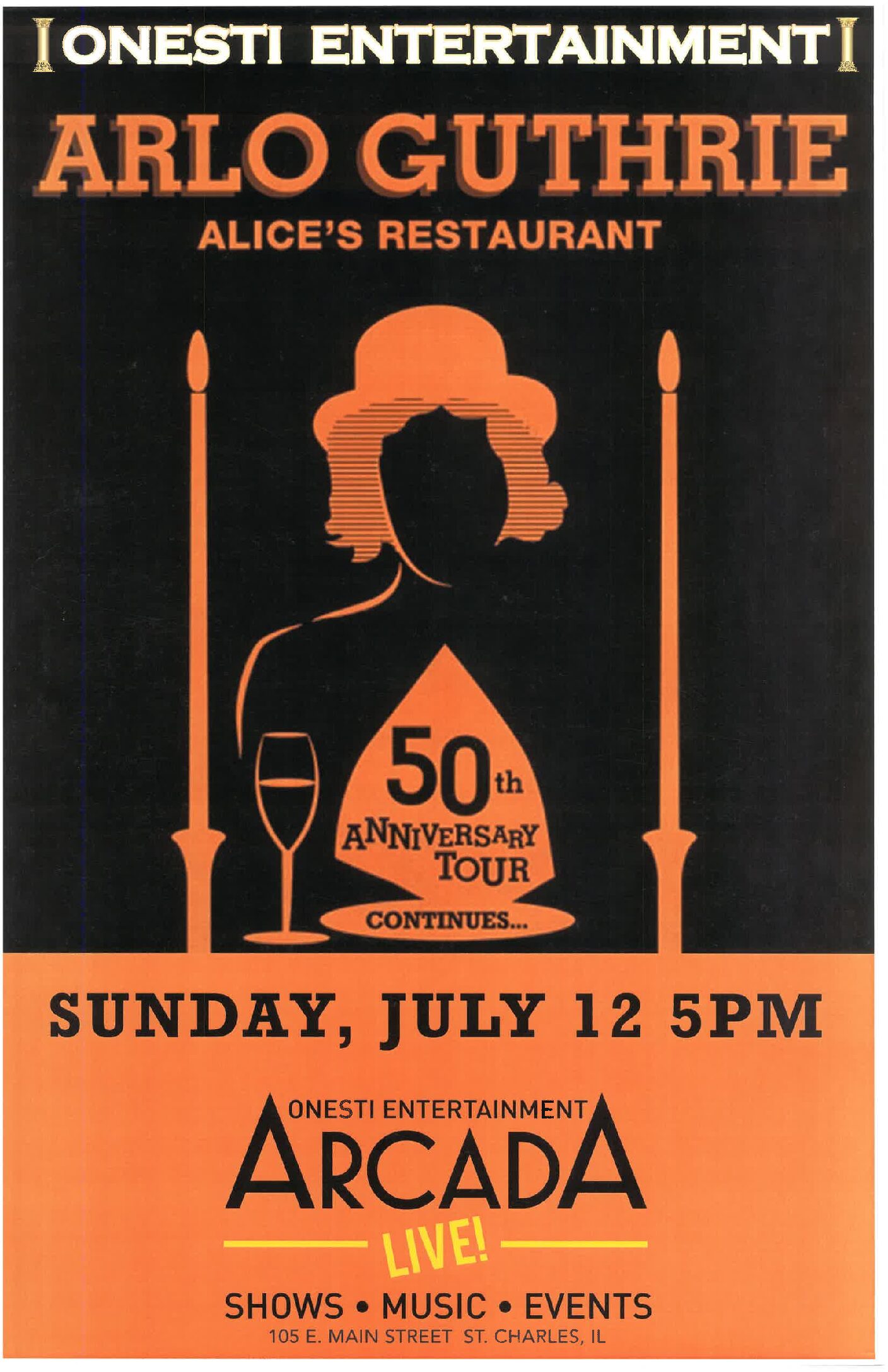 Arlo Guthrie Poster 07/12/18-ARC