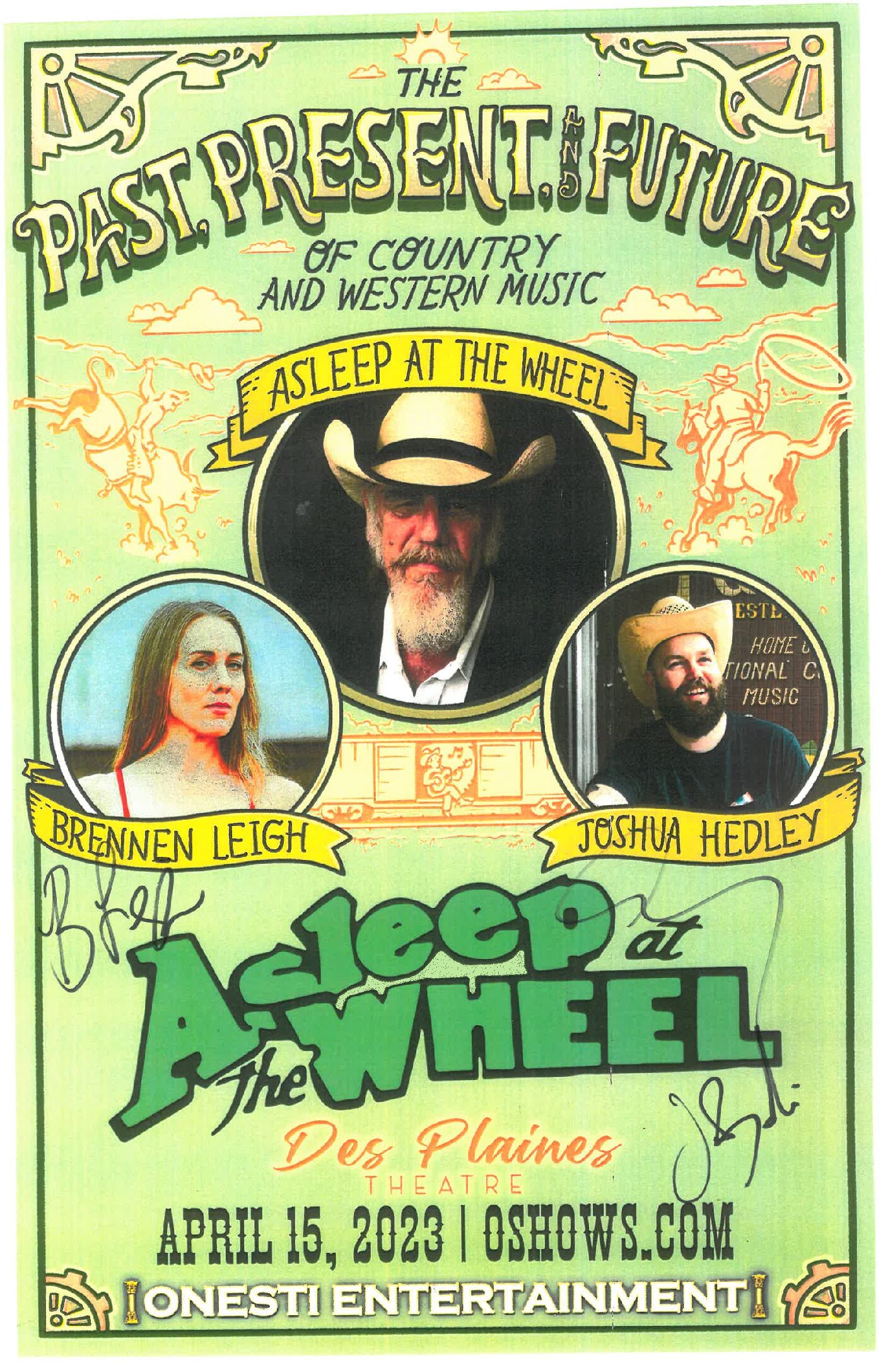 Asleep At The Wheel Poster 4/15/23-DPT