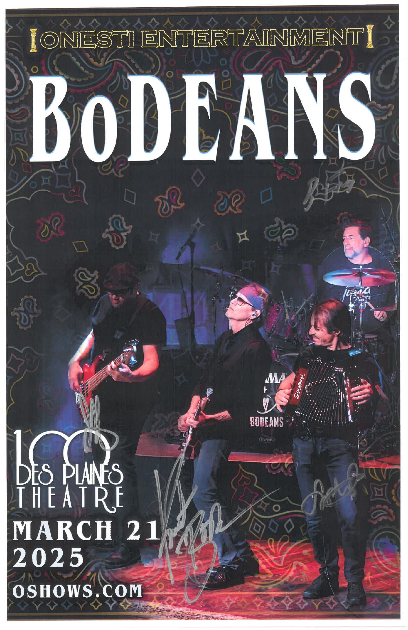 BoDeans Poster 3/21/25 - DPT