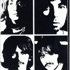 Beatles, The-Black & White Faces Magnet