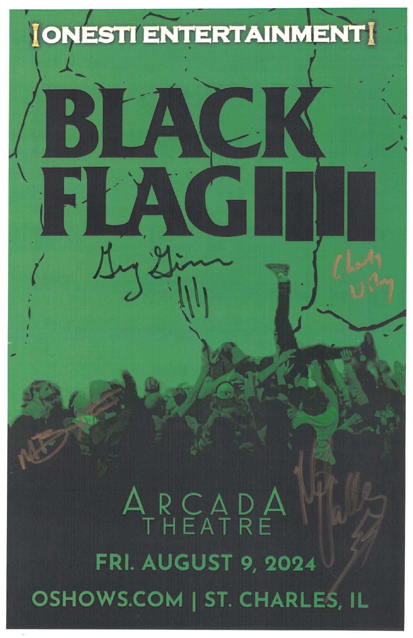 Black Flag Poster 8/9/24-ARC