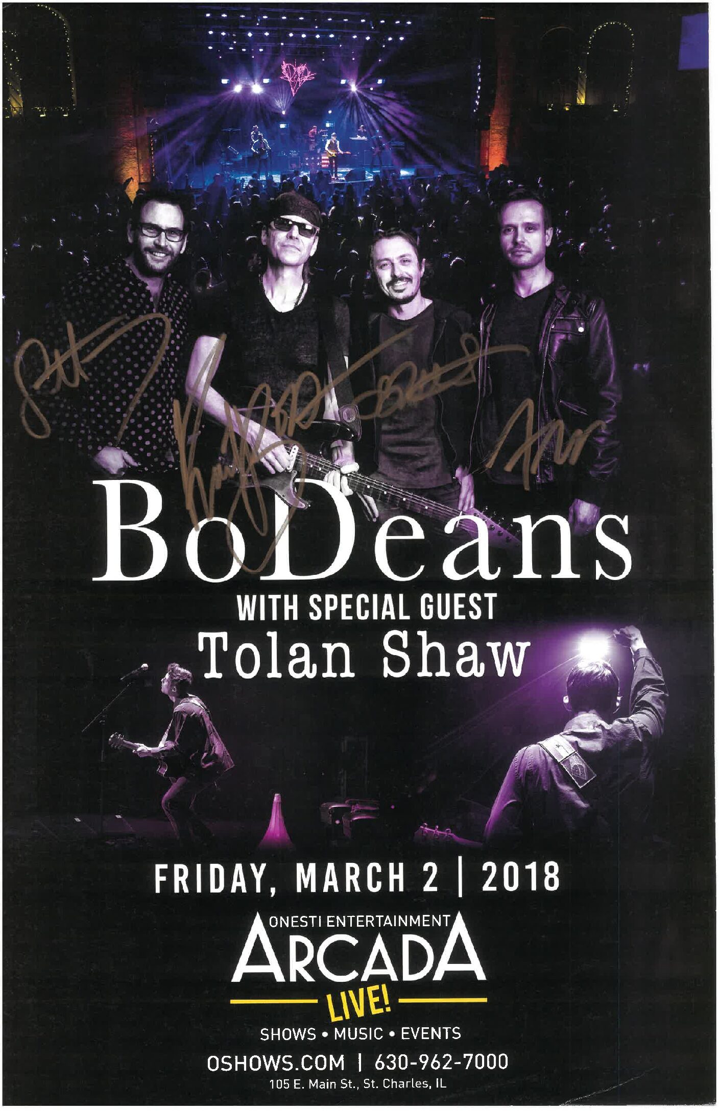 BoDeans Poster 03/02/18-ARC