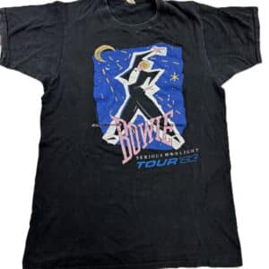 David Bowie Serious Moonlight Vintage 1983 Tour T-Shirt Large-SS