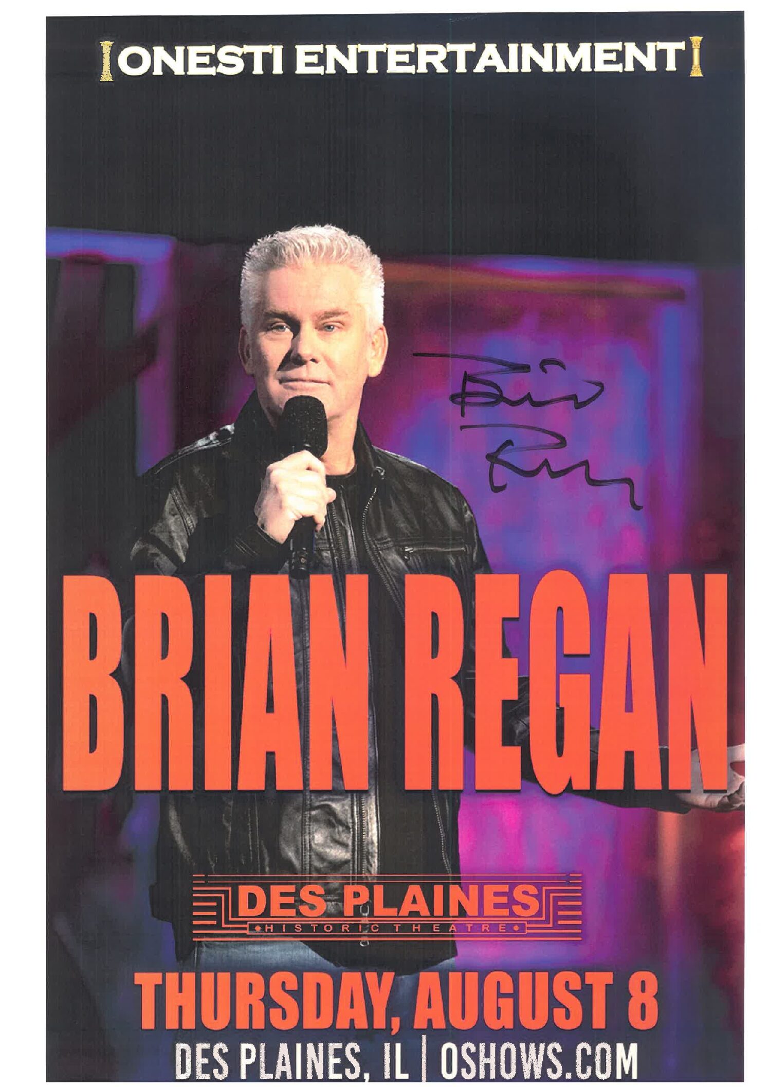 Brian Regan Poster 8/8/24 - DPT