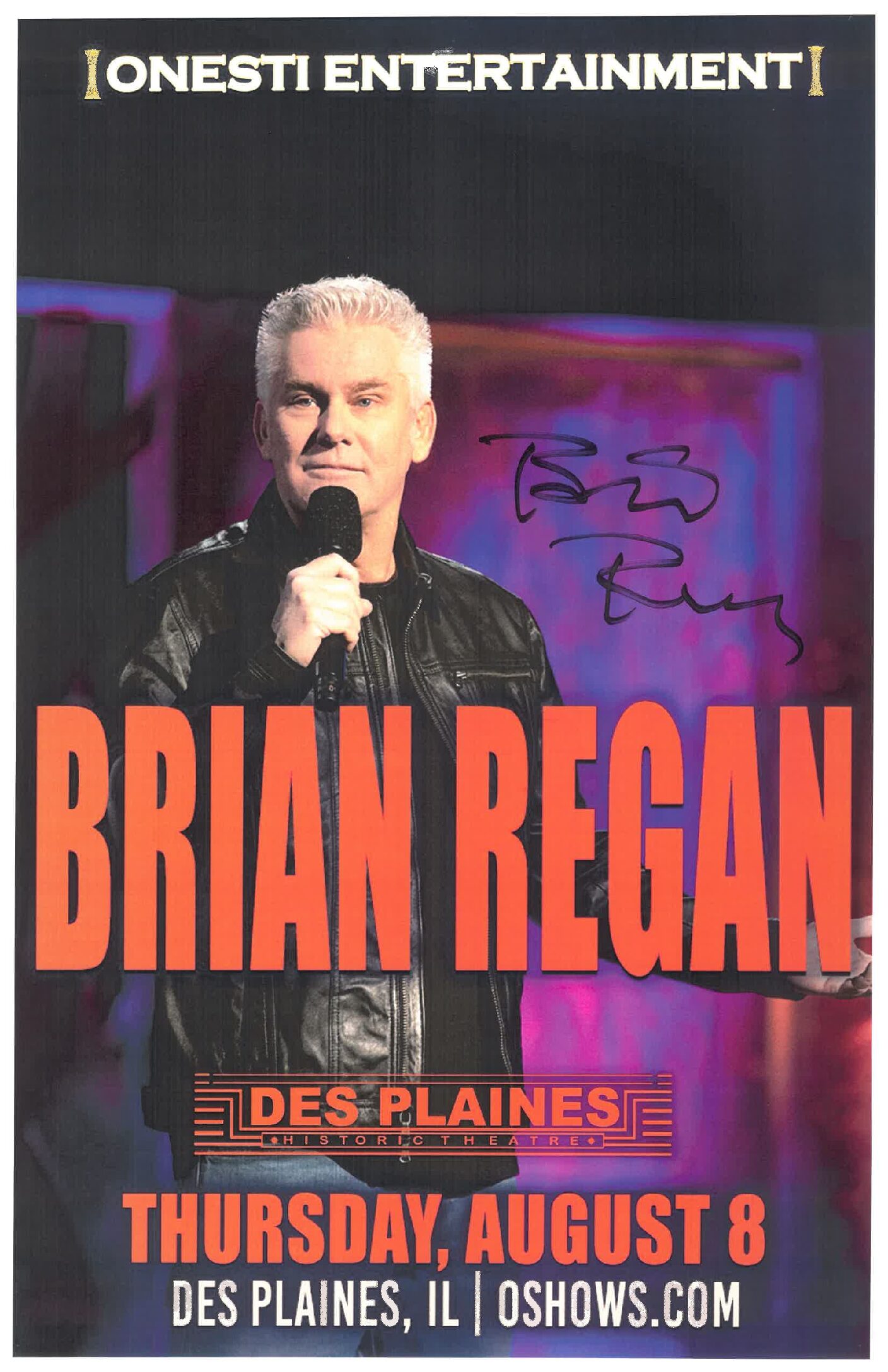 Brian Regan Poster 8/8/24 - DPT
