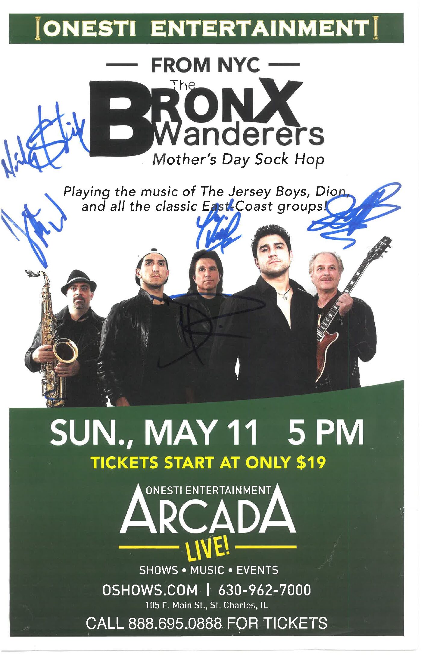 The Bronx Wanderers Poster 5/11/14-ARC