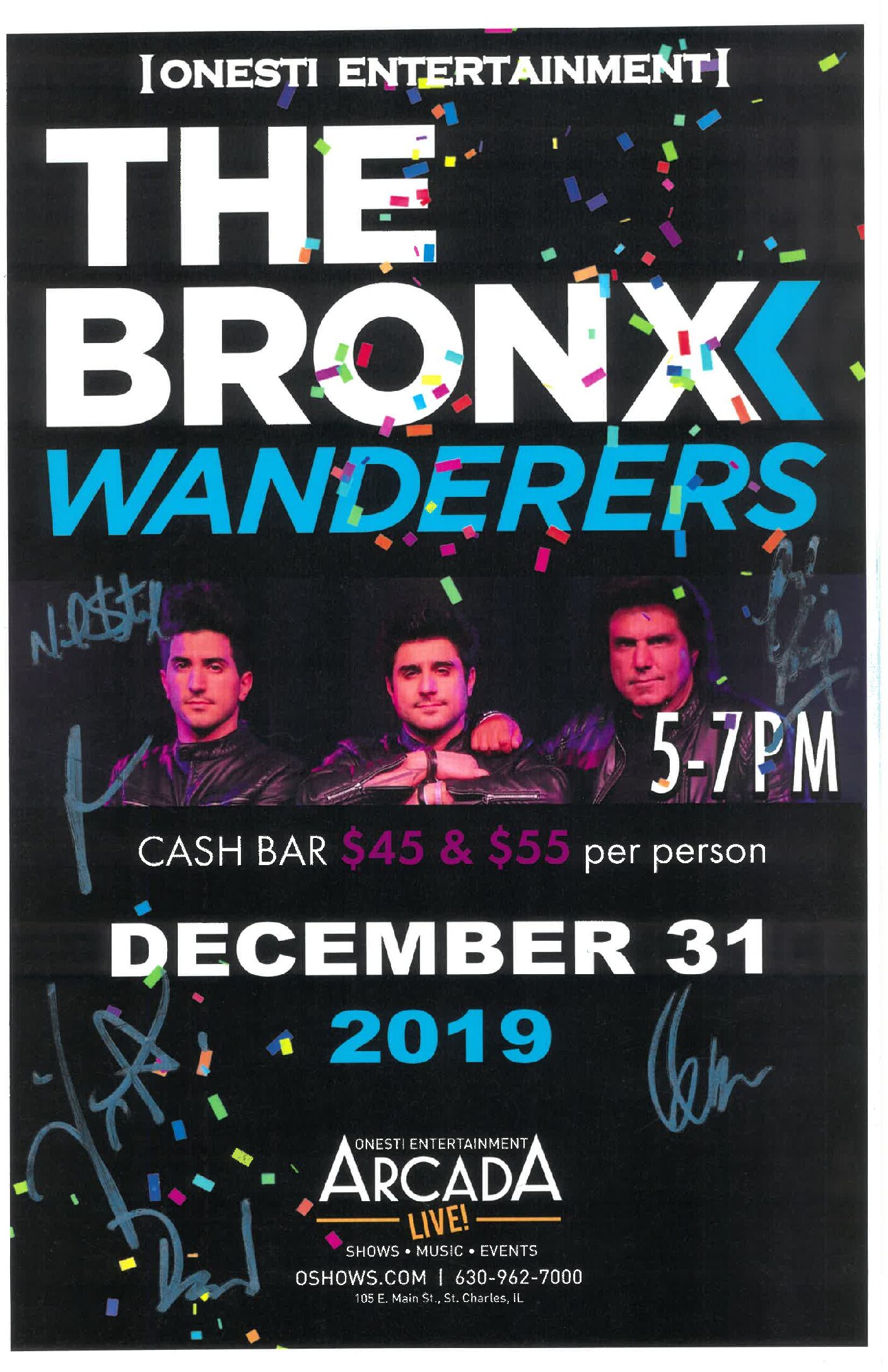 The Bronx Wanderers Poster 12/31/19-ARC