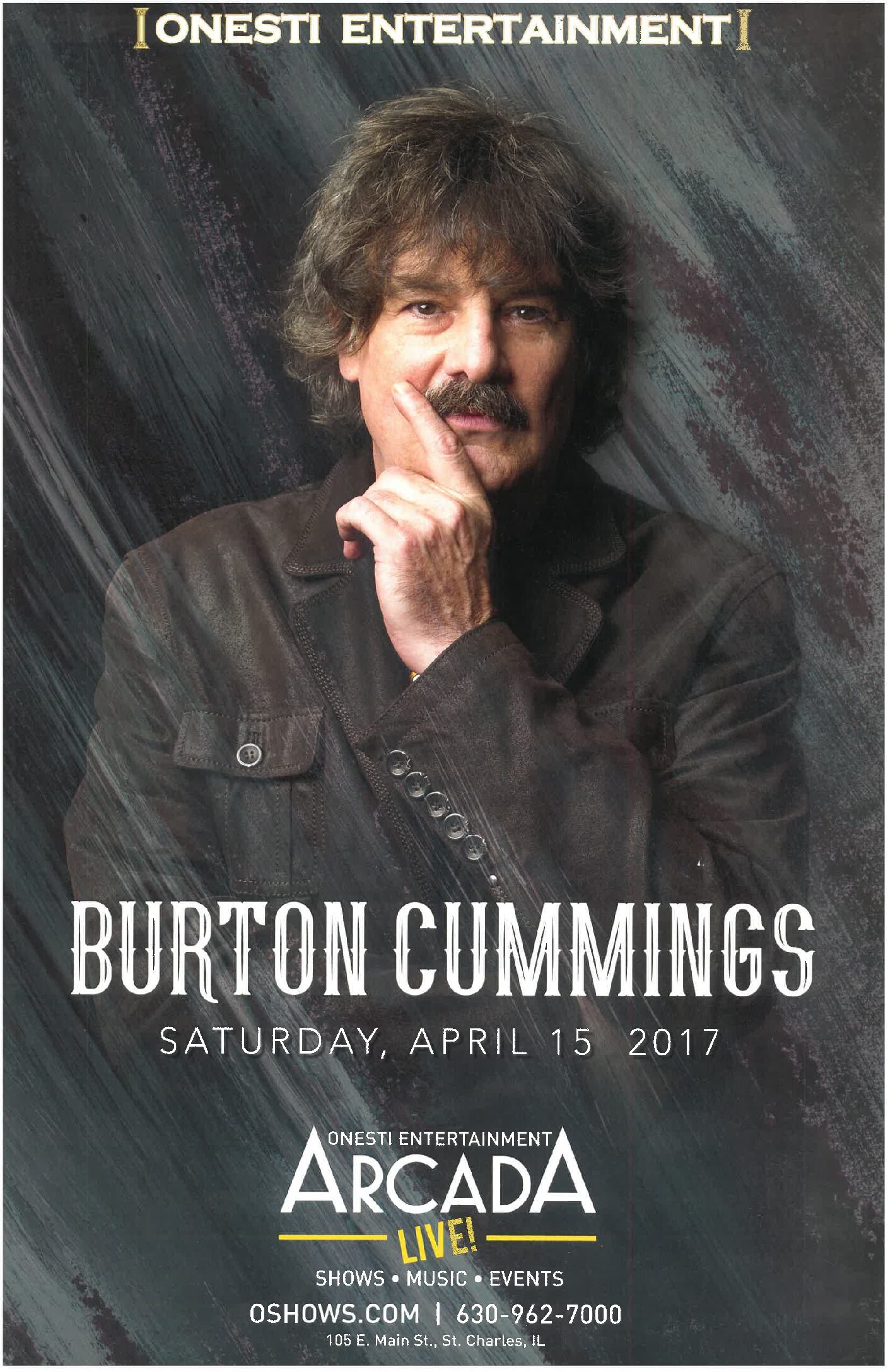 Burton Cummings Poster 4/15/17-ARC
