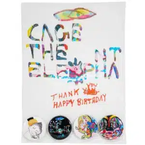 Cage The Elephant -Thank You Happy Birthday Four Button Pin Set