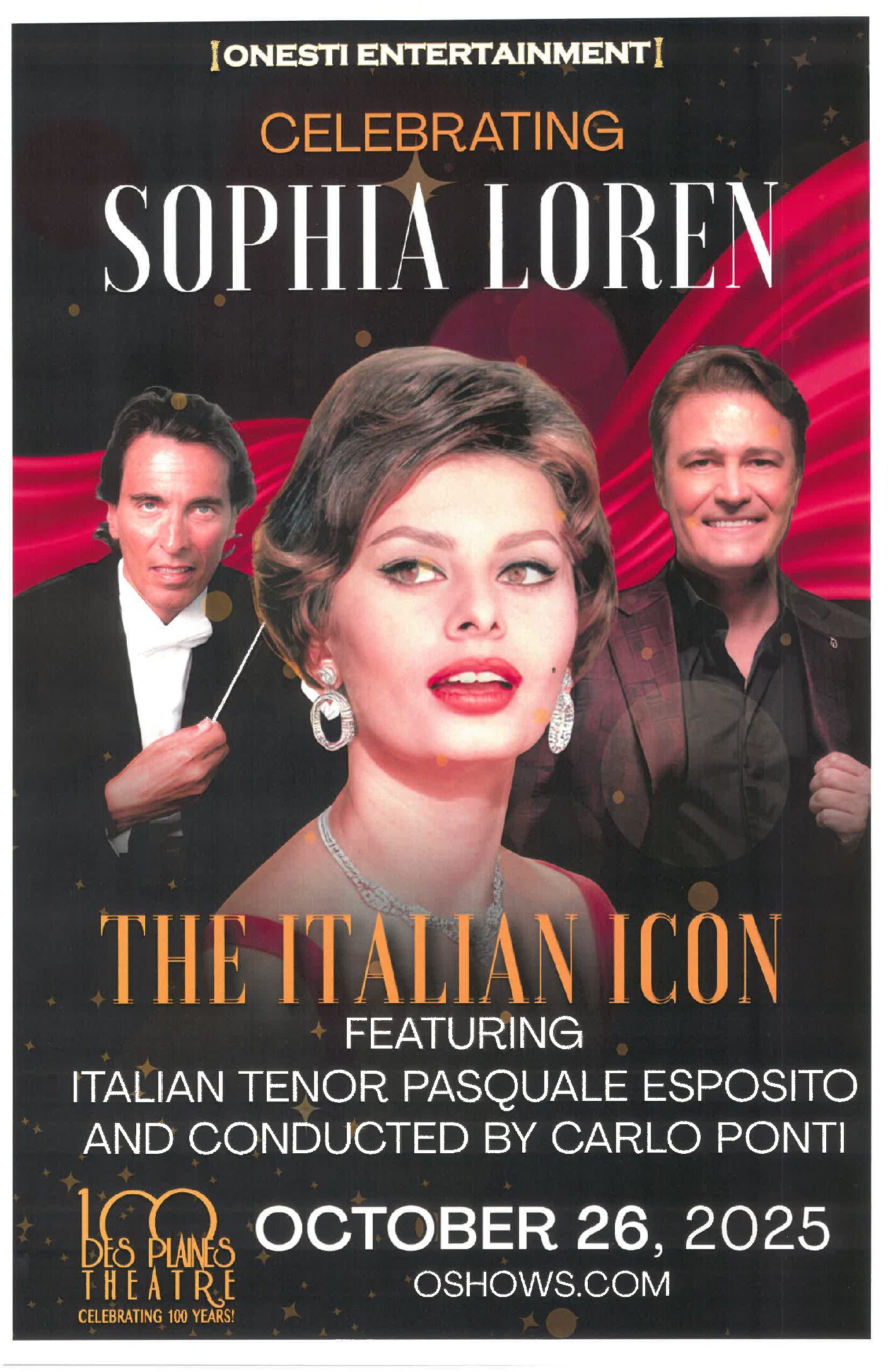 Celebrating Sophia Loren Poster 10/26/25-DPT