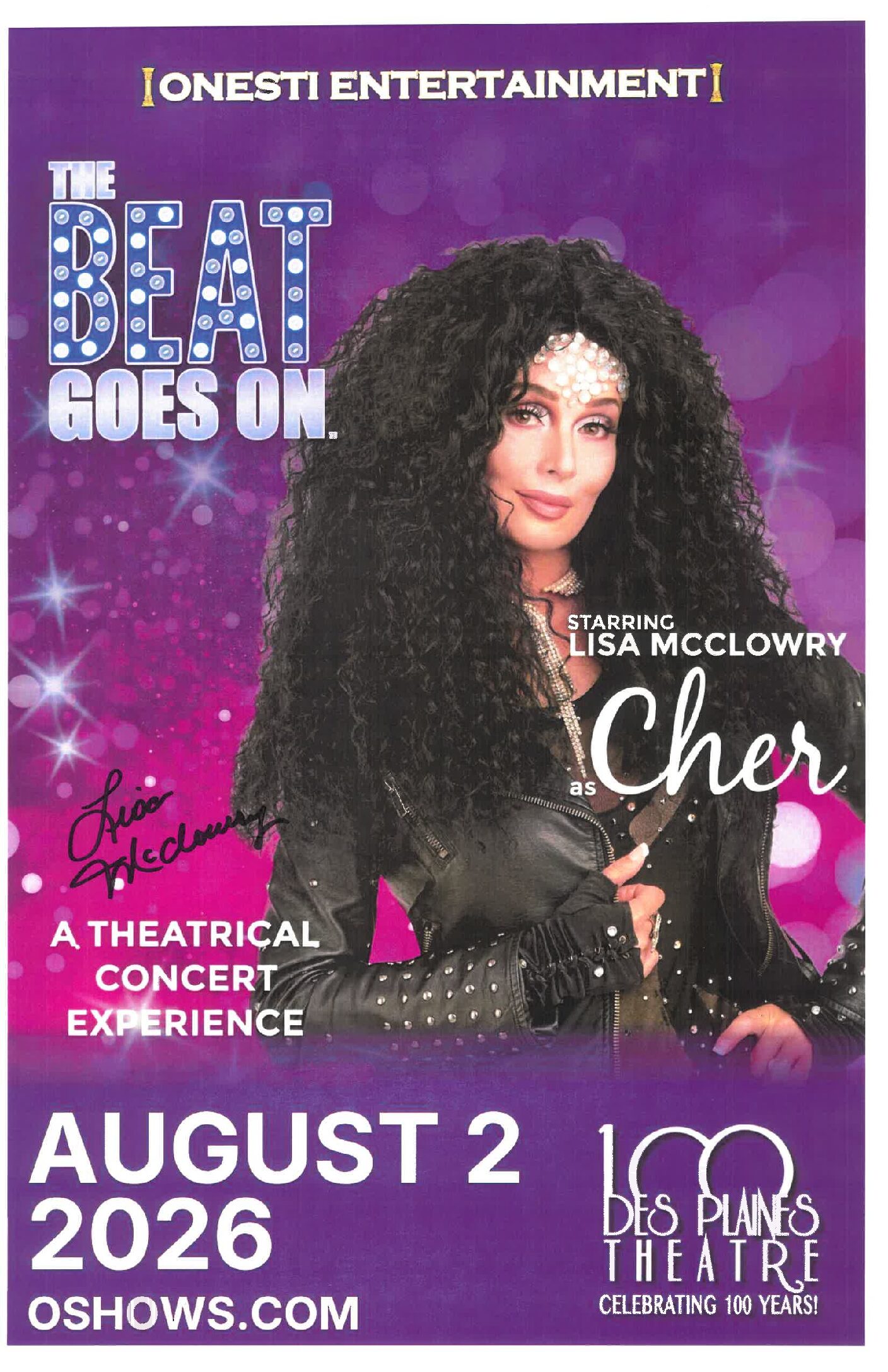 The Beat Goes On (Cher Tribute) Poster 08/02/26-DPT