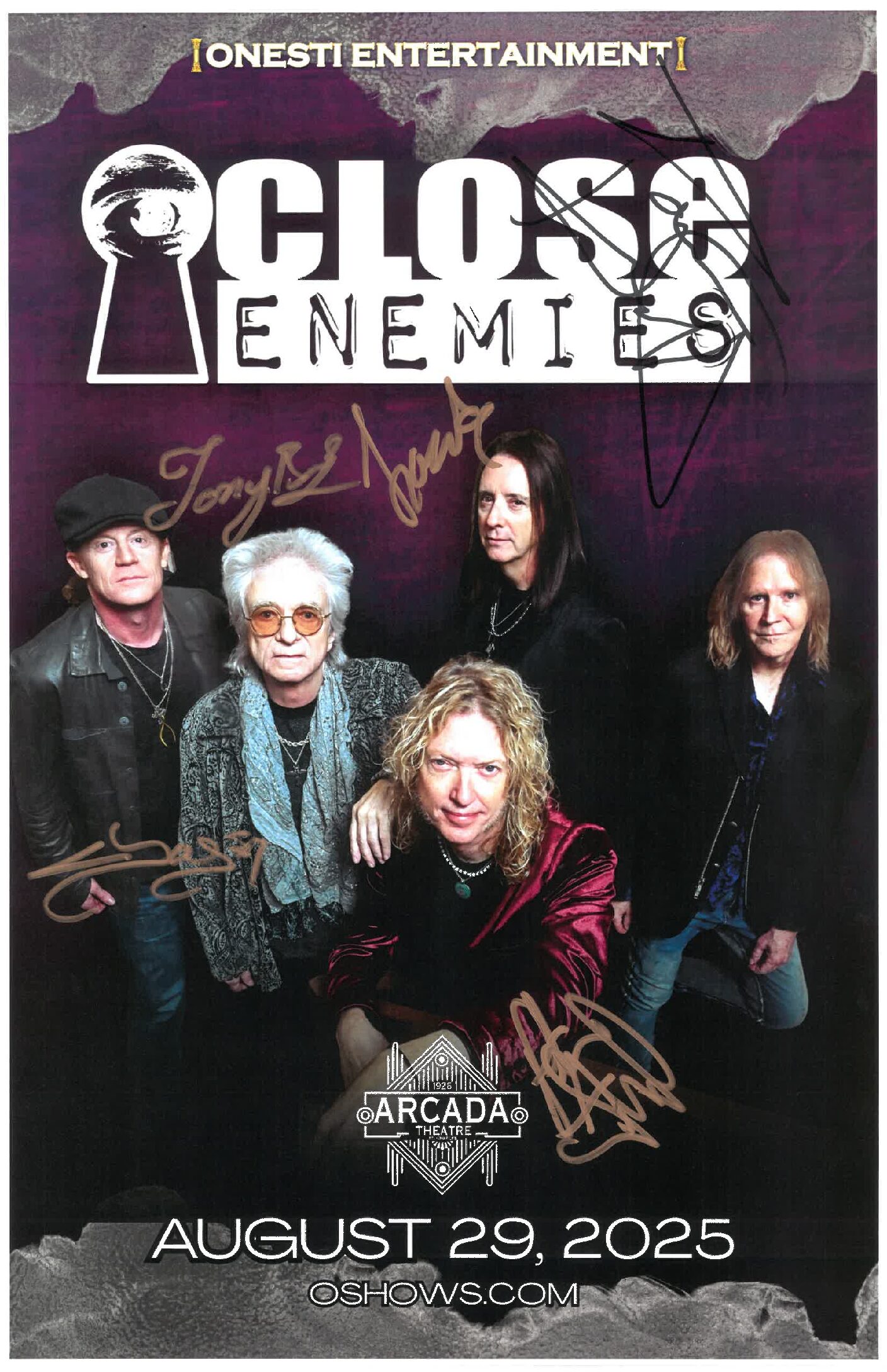 Close Enemies Poster 8/29/25-ARC