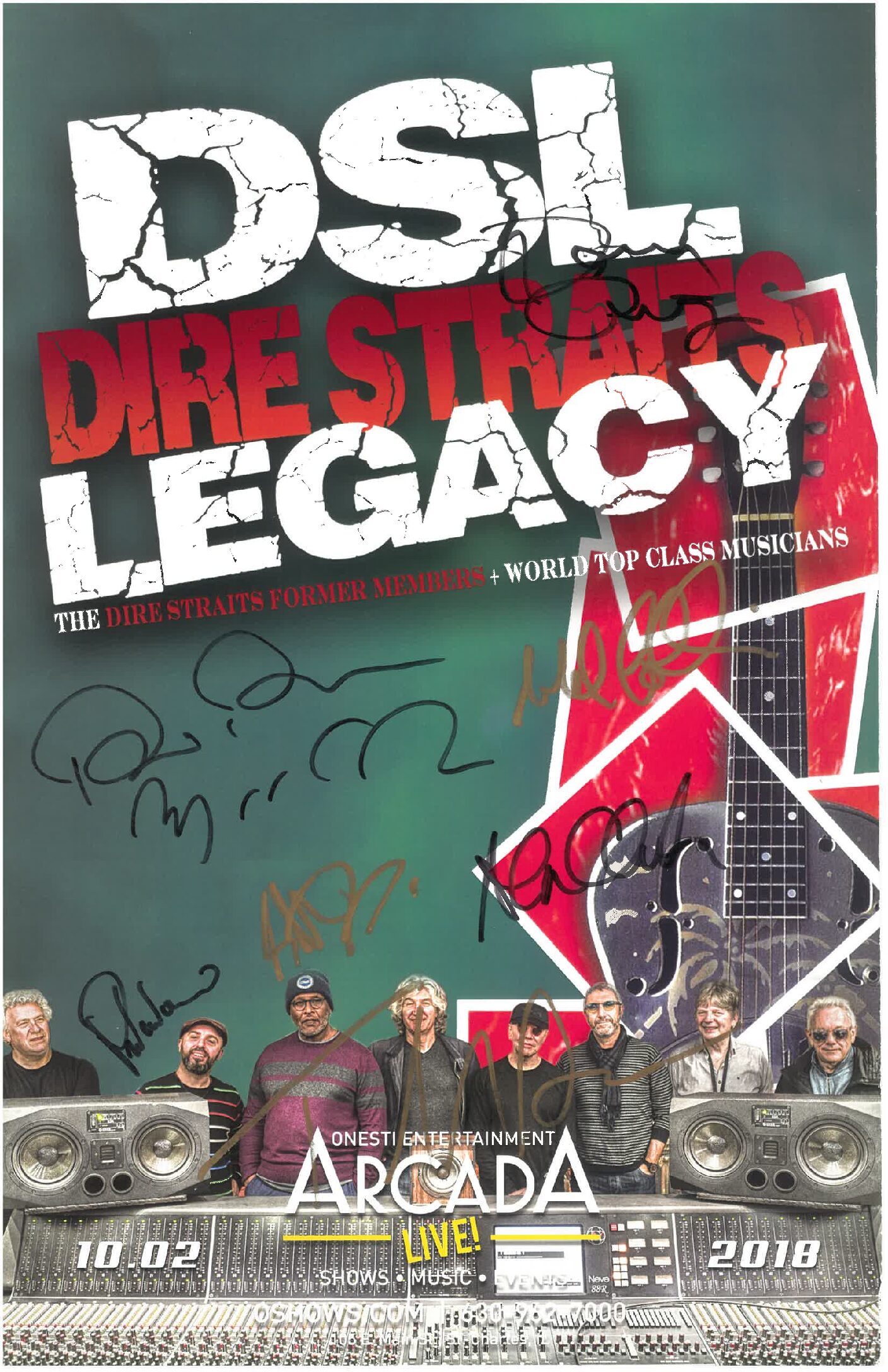 Dire Straits Legacy Poster- 9/1/22 (Unsigned)-ARC