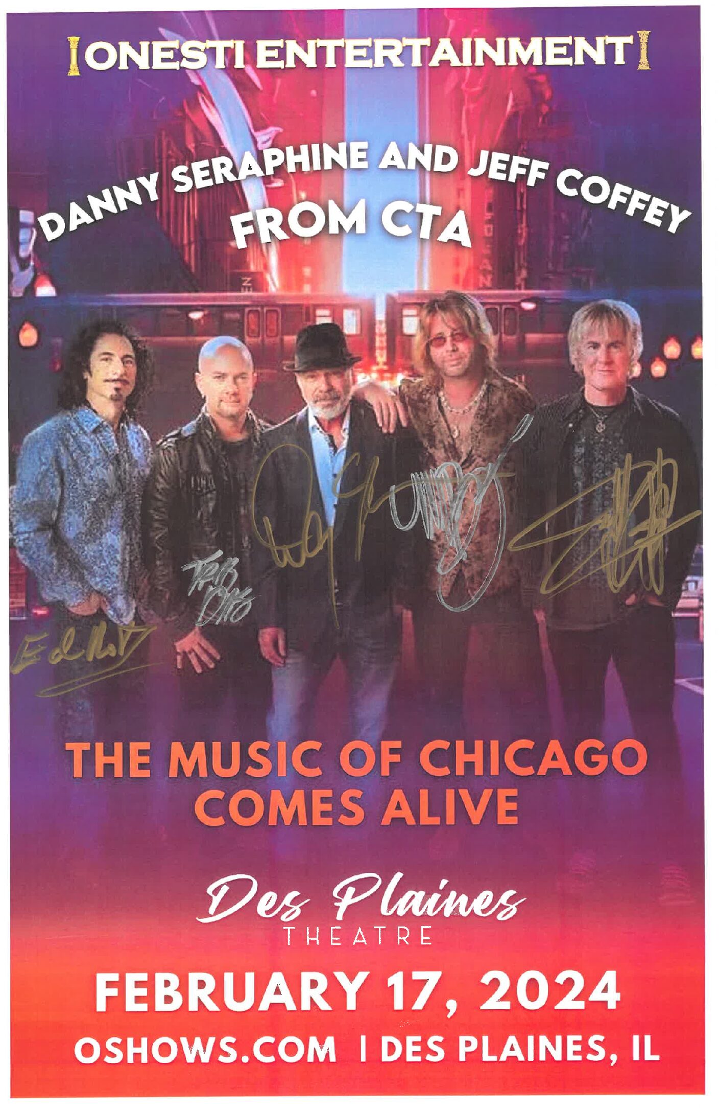 Danny Seraphine Poster 2/17/24 - DPT