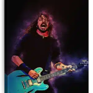 Dave Grohl (Foo Fighters) Canvas Wall Art