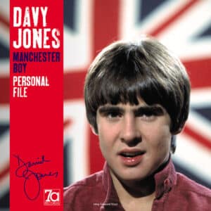 Davy Jones-Manchester Boy: Personal File Black & White Splatter Vinyl LP