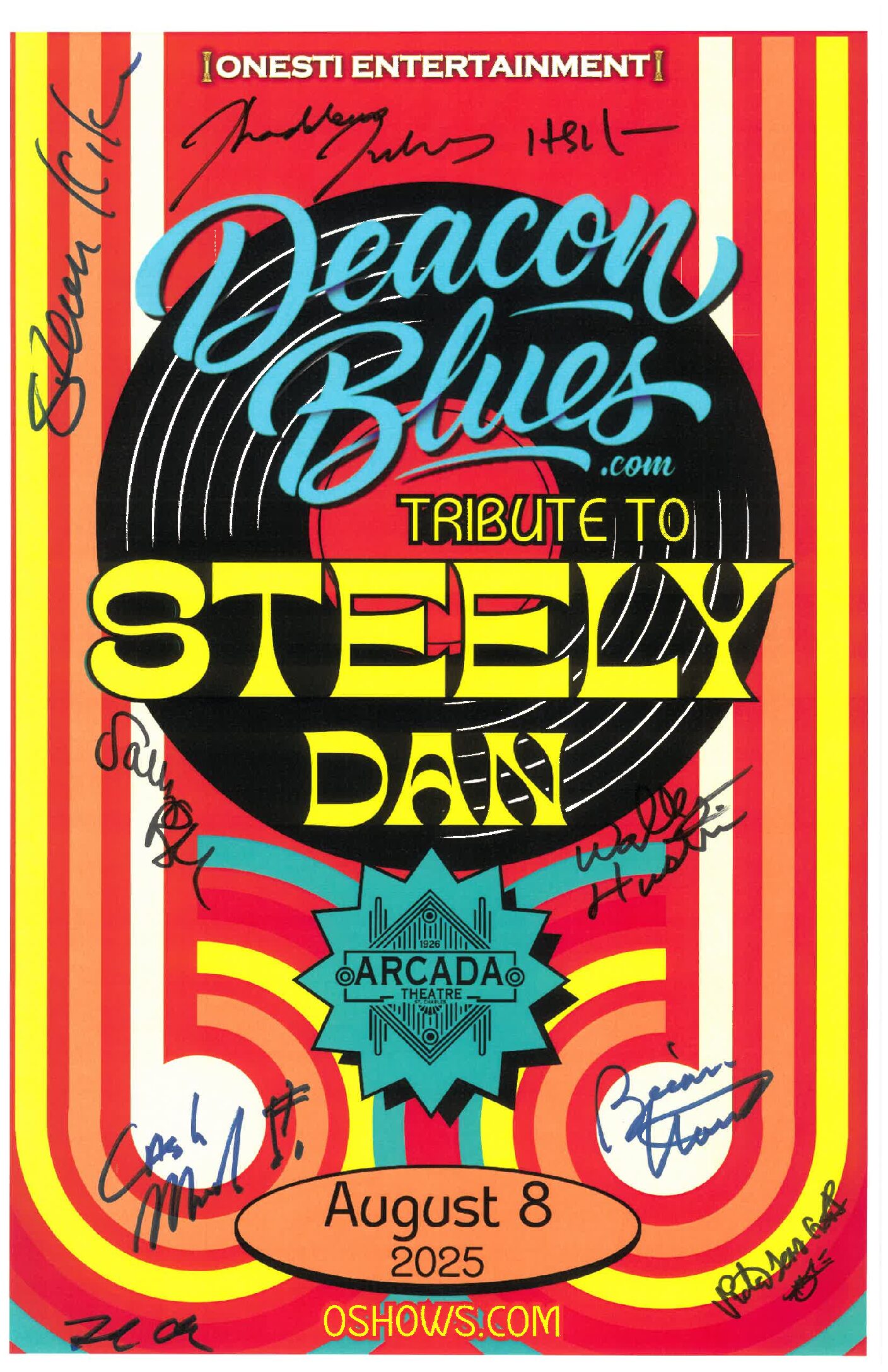 Deacon Blues Poster 8/8/25-ARC