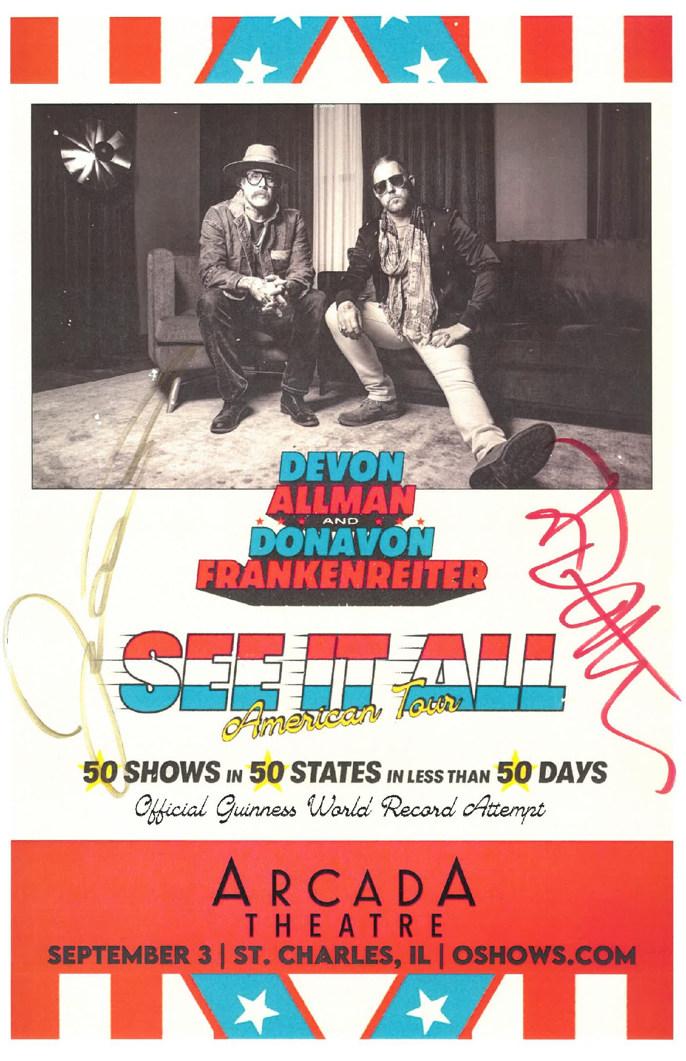 Devon Allman & Donavon Frankenreiter Poster (9/3/2023)