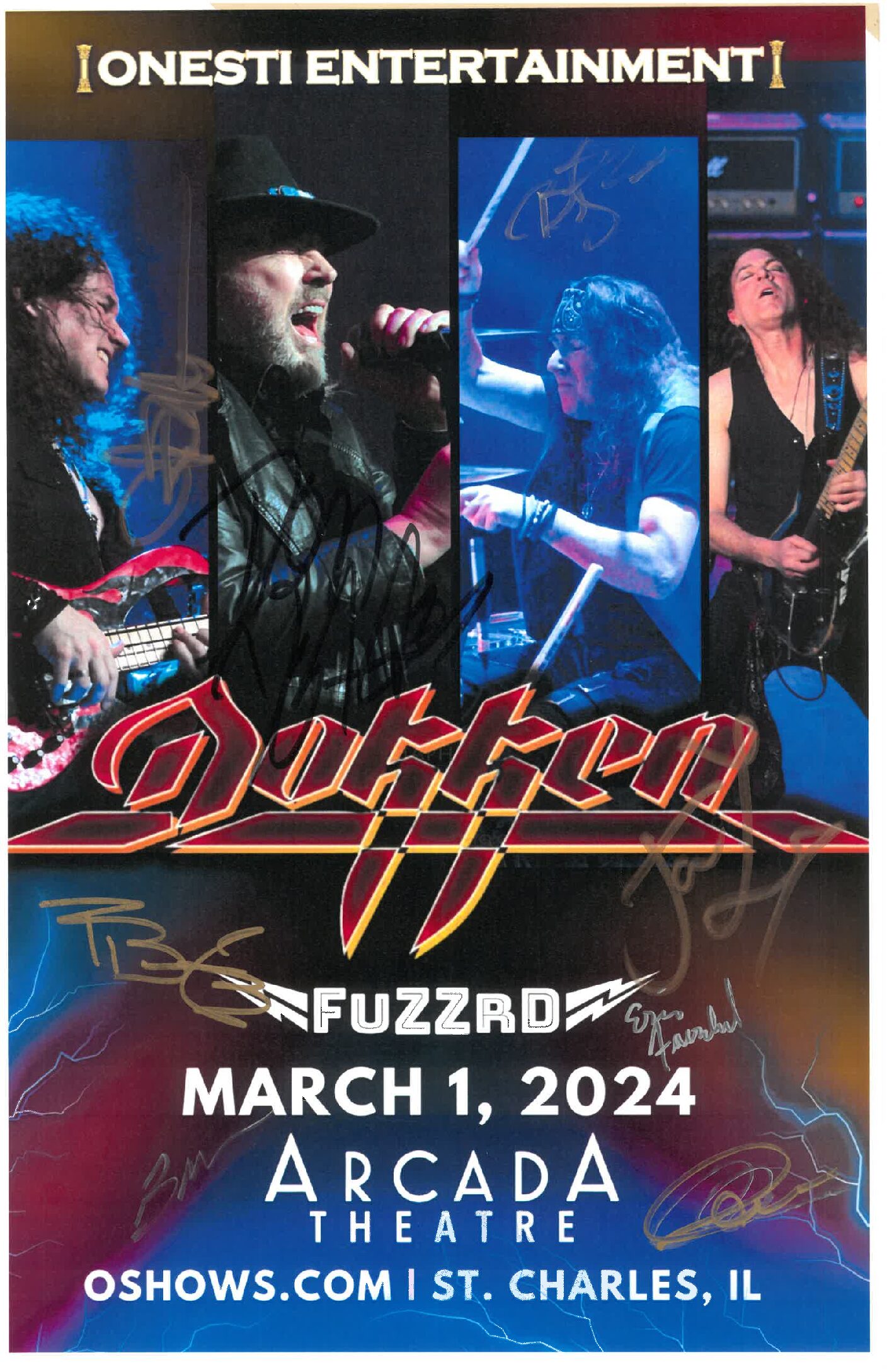 Dokken Poster 3/01/24-ARC
