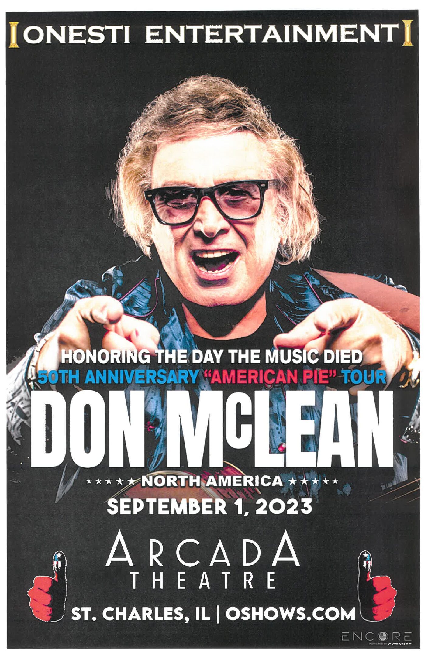 Don McLean Poster-9/1/2023 (Unsigned Only)