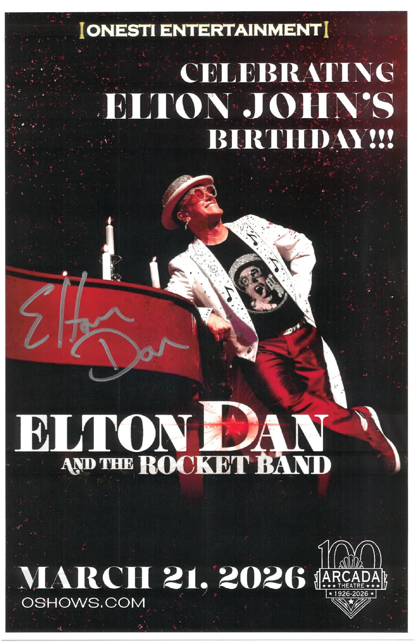 Elton Dan And The Rocket Band Poster-ARC