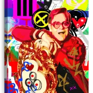 Elton John Canvas Wall Art