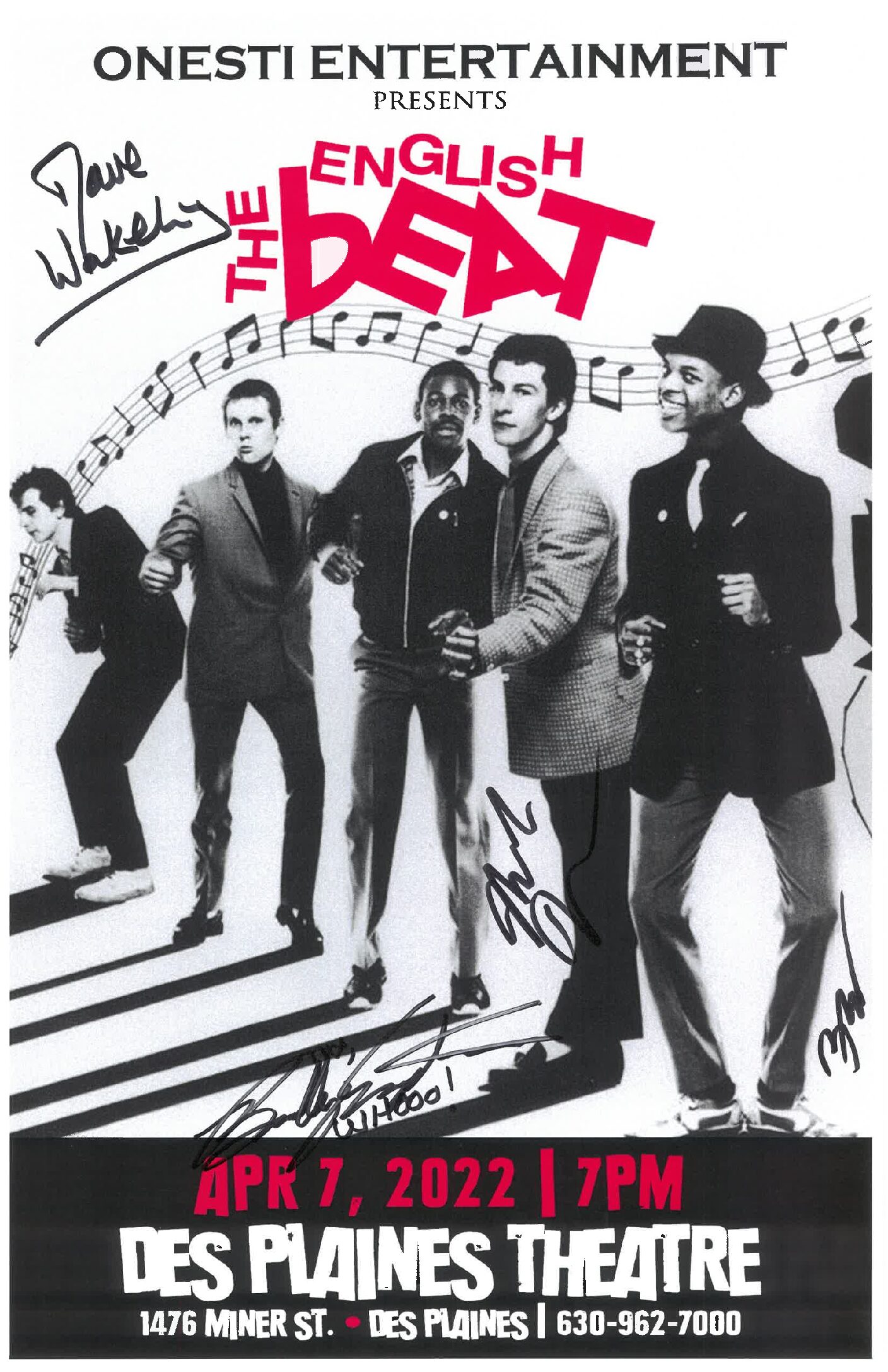 English Beat- 4/7/22 (signed only)