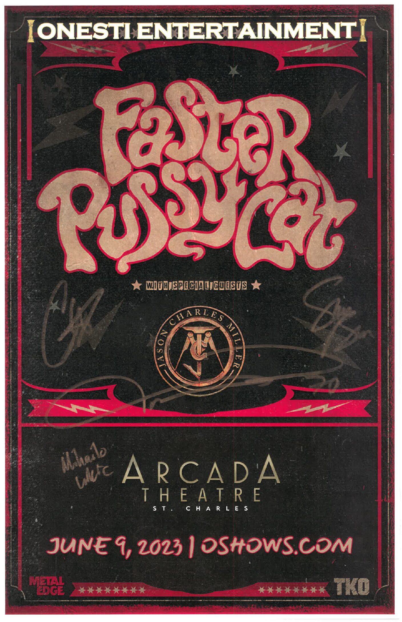 Faster Pussycat Poster (6/9/2023) -ARC