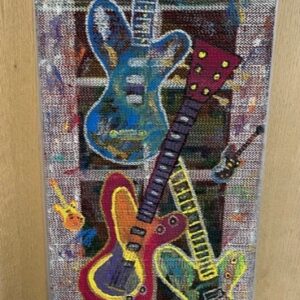 Artwork-Three Guitars-Mixed Media (CFA)-DP