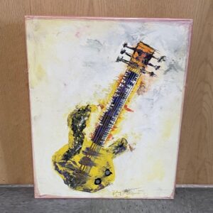 Artwork-Yellow Guitar Acrylic (CFA)-DP