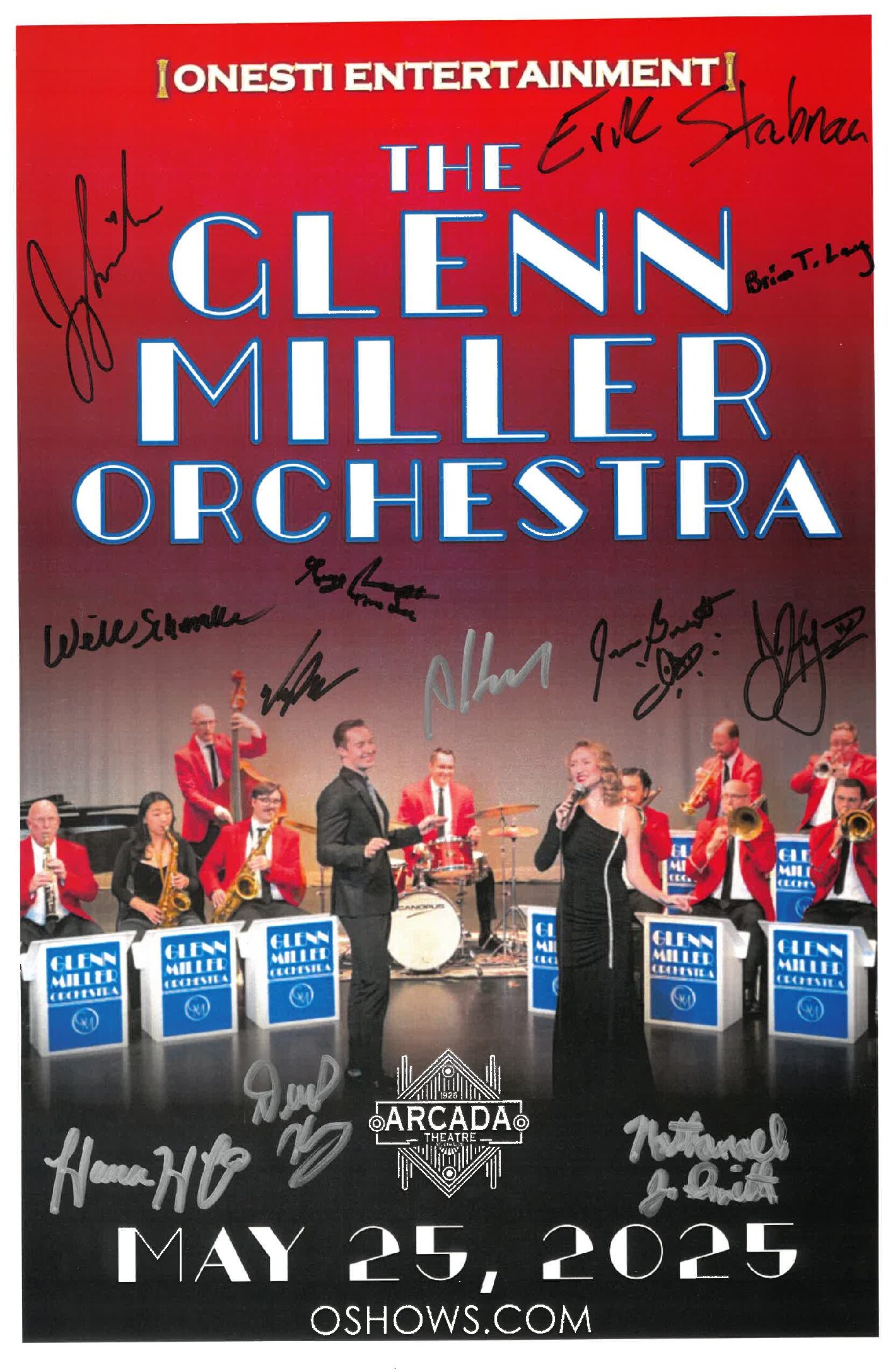 Glenn Miller Orchestra Poster 5/25/25 -DP