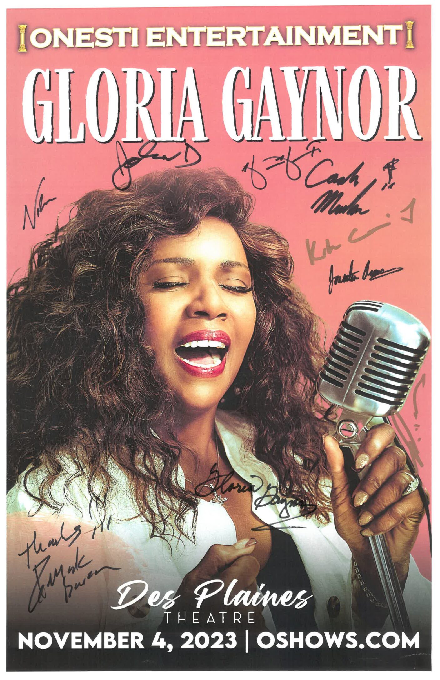 Gloria Gaynor Poster-11/04/23-DPT
