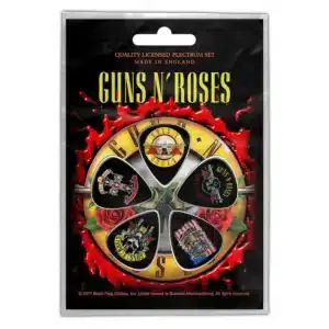 Guns N Roses Bullet Logo Guitar Pick Set