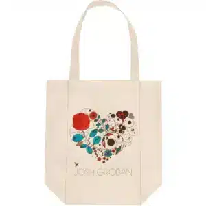 Josh Groban-Floral Heart Tote Bag