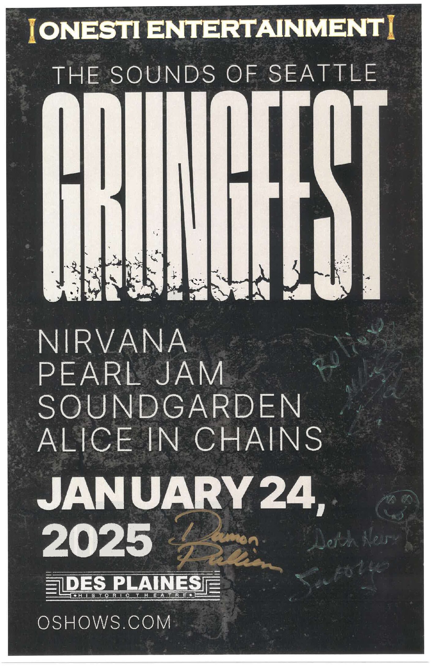 Grungefest Poster 1/23/25-DPT