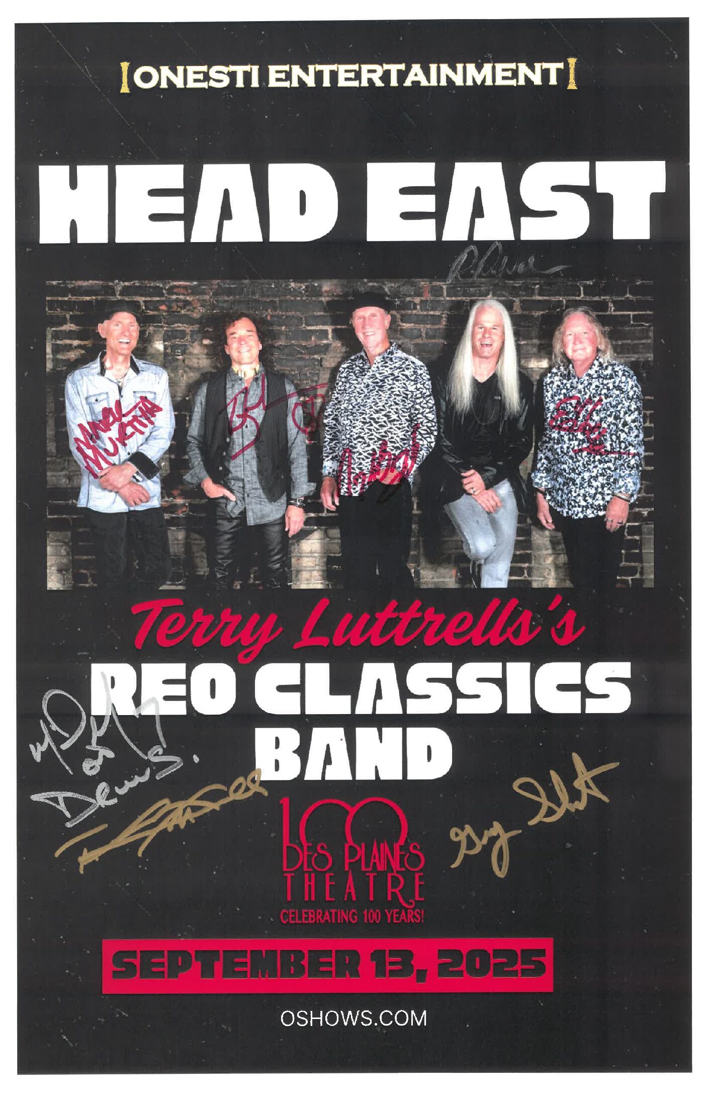 Head East & Terry Luttrell Poster 9/13/25-DPT