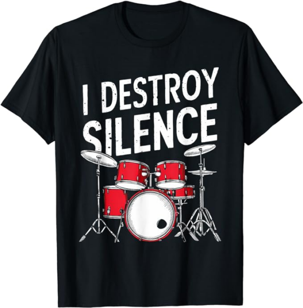 I Destroy Silence-Drummer SS T-Shirt