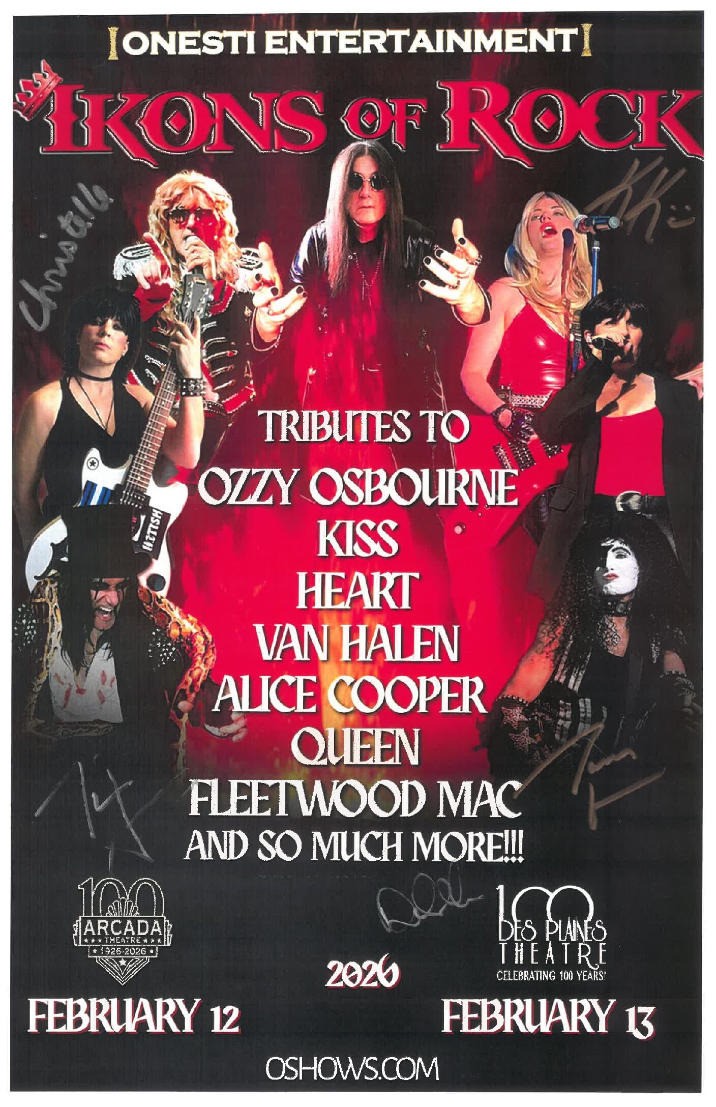 IKons Of Rock Poster 02/12/26-ARC, 02/13/26-DPT