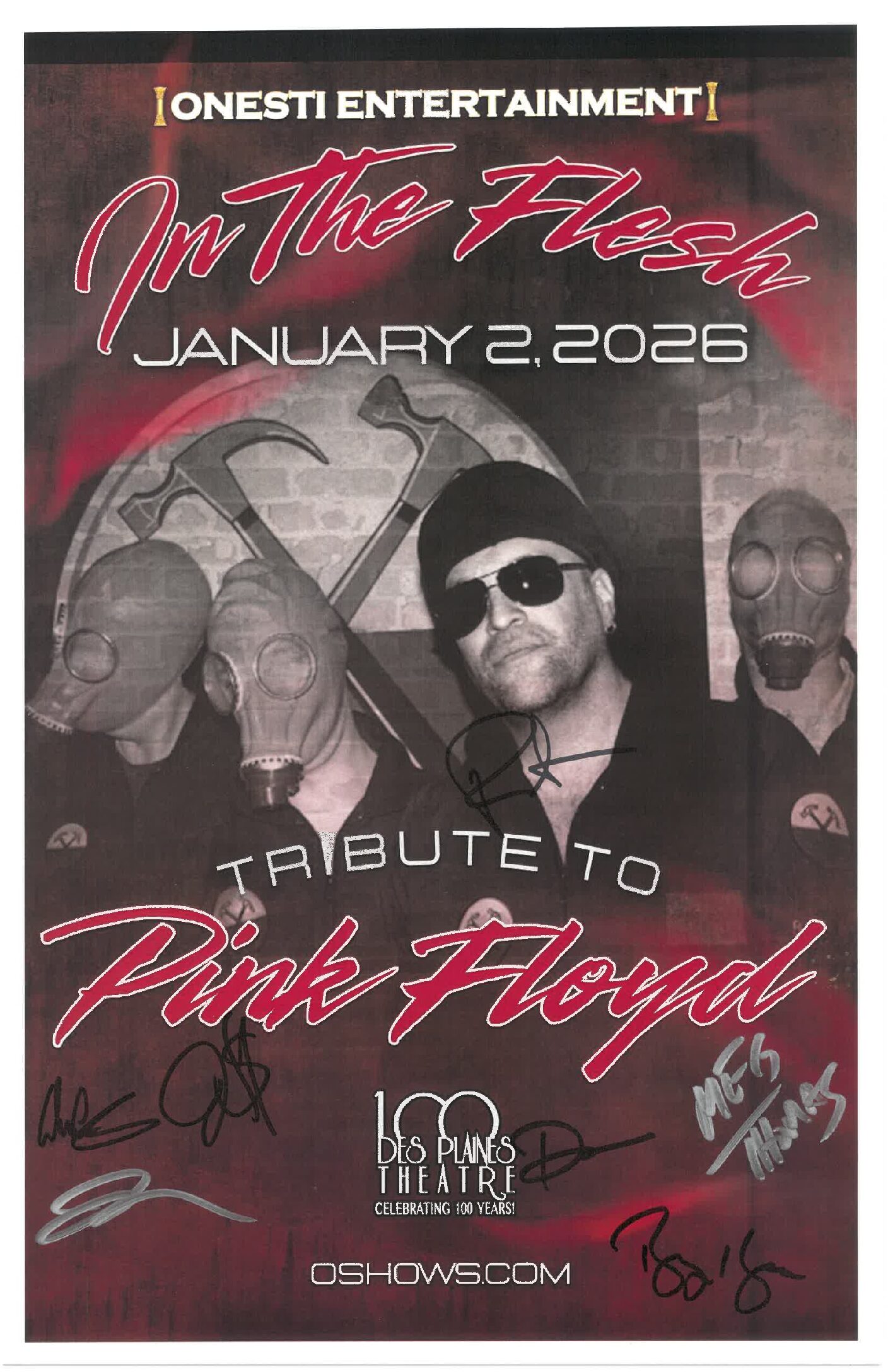 In The Flesh (Pink Floyd Tribute) Poster 1/2/26-DPT